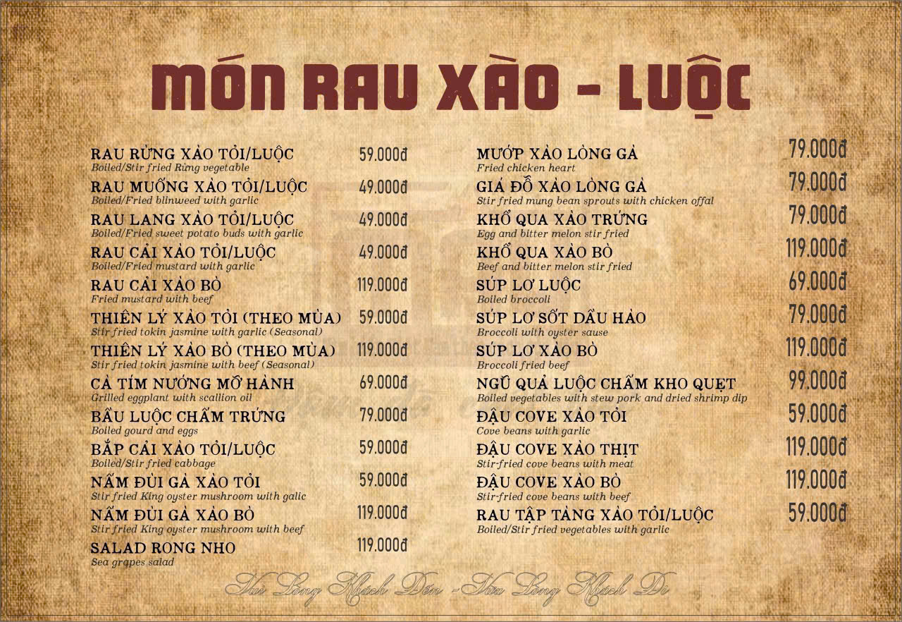 Thực đơn 7