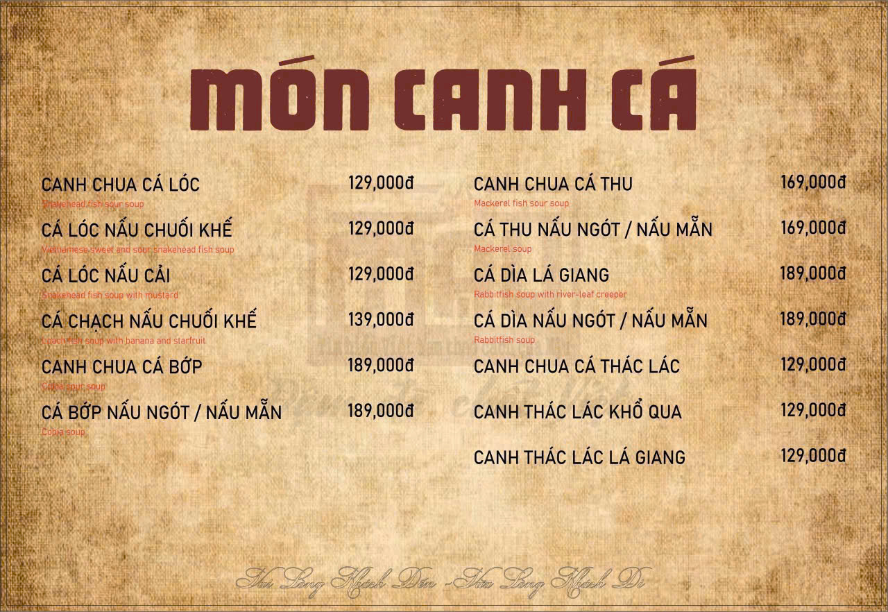 Thực đơn 9